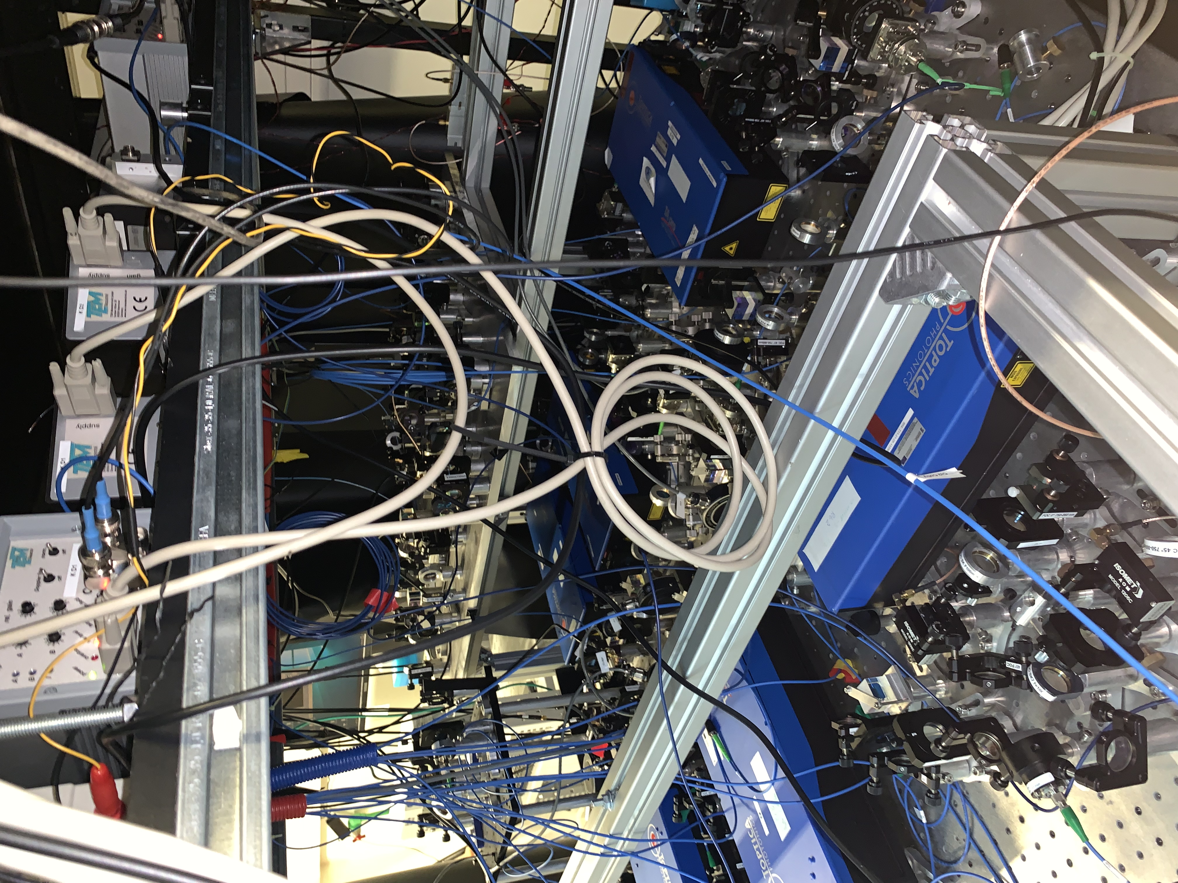 Another laser table image from a different perspective
